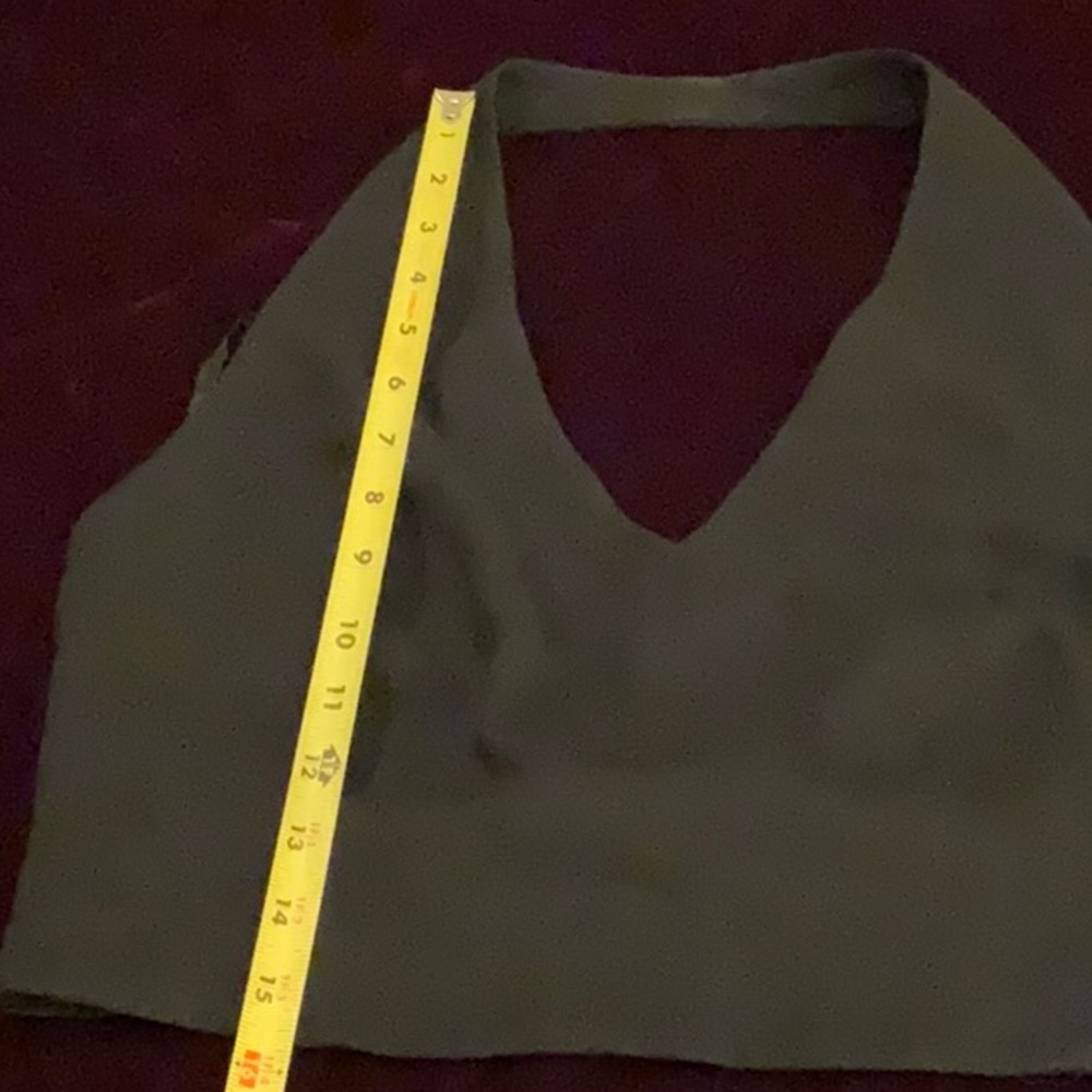 Linda Allard for Ellen Tracy Black Halter Blouse - Picture 8 of 8
